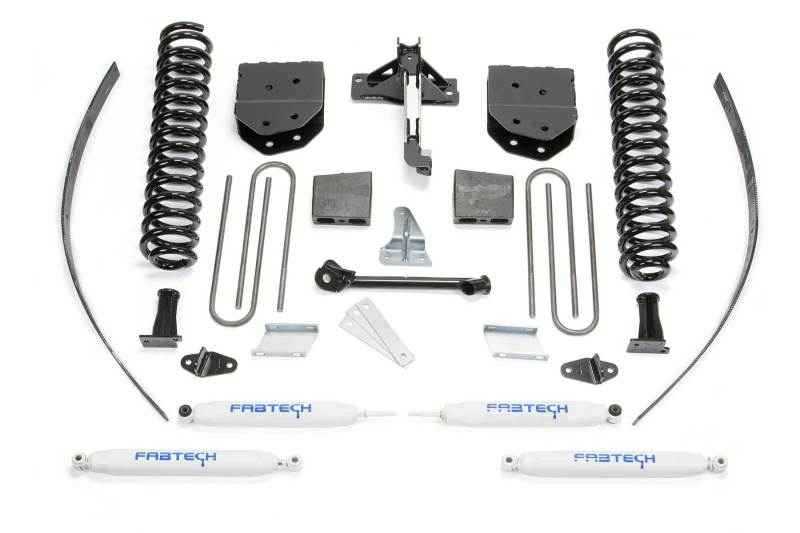 Fabtech 08-16 Ford F250 4WD w/Overload 8in Basic System w/Perf. Shocks K2122