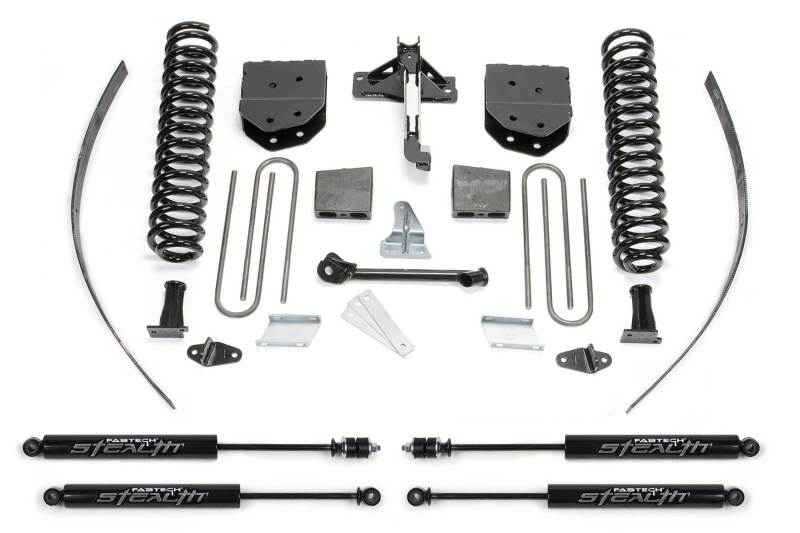 Fabtech 08-16 Ford F250 4WD w/Overload 8in Basic System w/Stealth Shocks K2122M