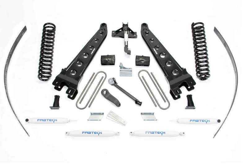 Fabtech 08-16 Ford F250 4WD w/Overload 8in Radius Arm System w/Perf. Shocks K2124