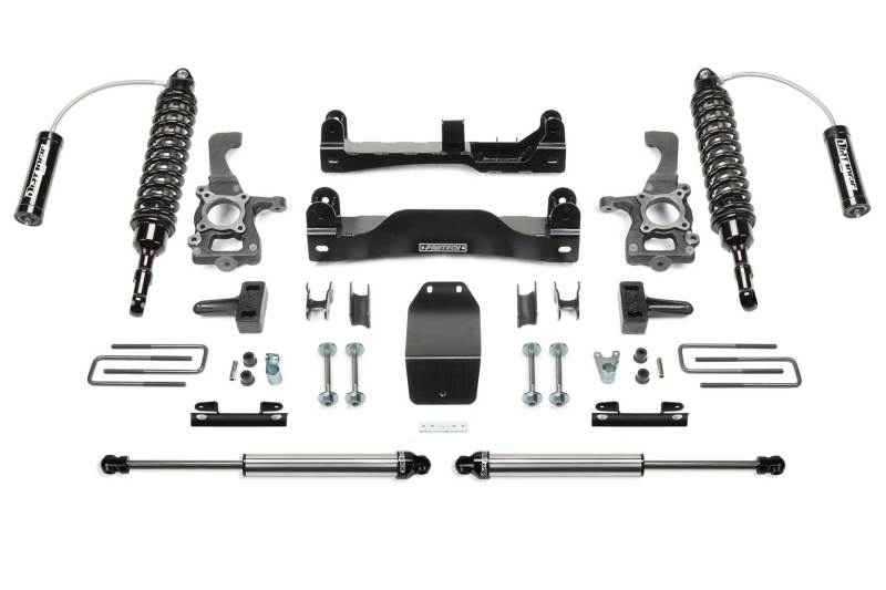 Fabtech 09-13 Ford F150 4WD 4in Perf. System w/DL 2.5 Resi Coilovers & Rear DL Shocks K2198DL