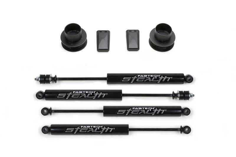 Fabtech 13-18 Ram 3500 4WD w/Factory Radius Arms 2.5in Coil Spacer System w/Stealth Shocks K3056M
