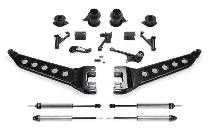 Fabtech 14-18 Ram 2500 4WD 5in Radius Arm System w/Coil Spacers & DL Shocks K3069DL