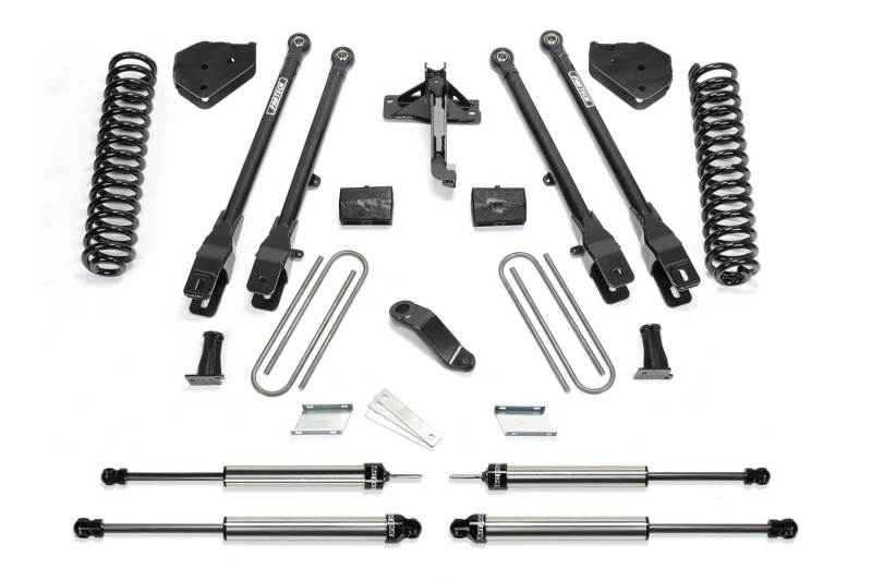 Fabtech 17-21 Ford F250/350 4WD Gas 4in 4 Link System w/DL Shocks K2254DL