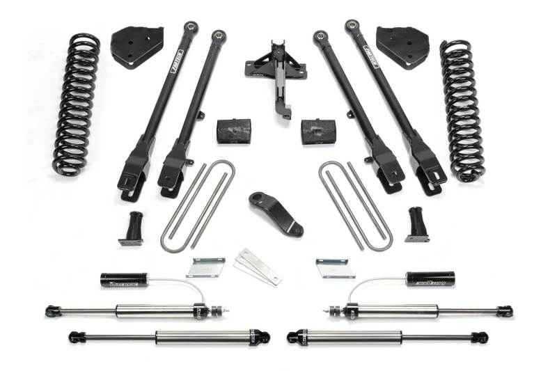 Fabtech 17-21 Ford F250/350 4WD Gas 4in 4Link Sys w/Coils & 2.25 Dl Resi Frt & Dl Rr Shks K2292DL