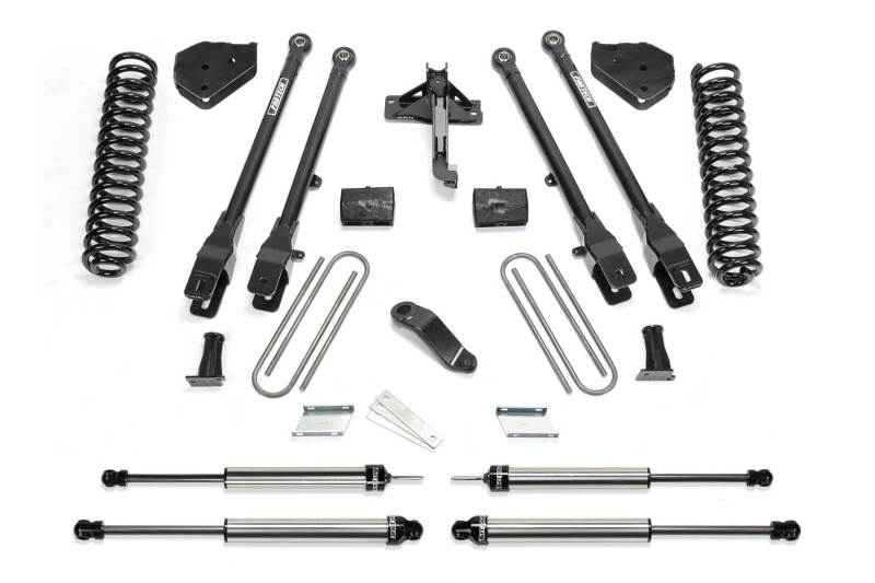 Fabtech 2017 Ford F450/F550 4WD Diesel 6in 4 Link System w/DL Shocks K2284DL