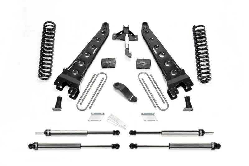 Fabtech 2017 Ford F450/F550 4WD Diesel 6in Radius Arm System w/DL Shocks K2282DL