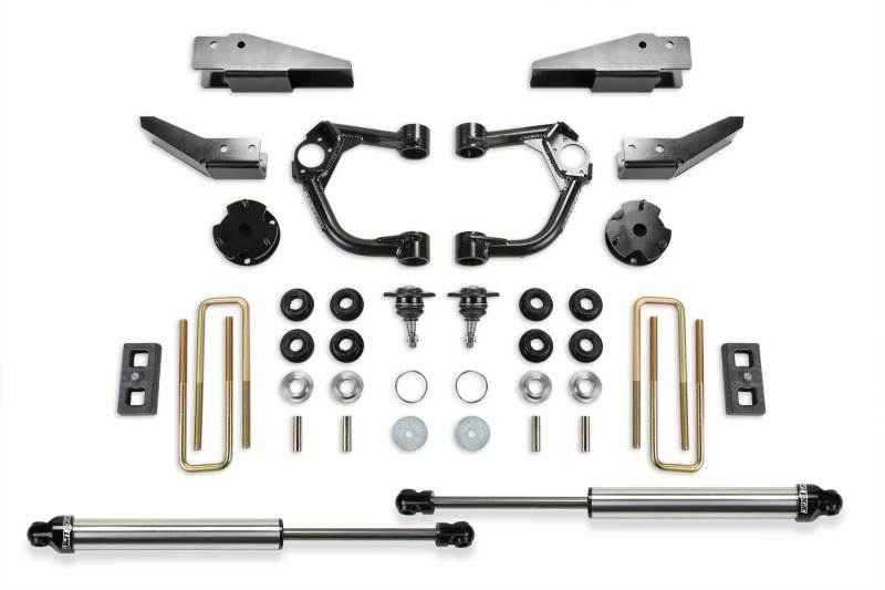 Fabtech 2019 Ford Ranger 4WD 3.5in Ball Joint UCA System w/Rear DL 2.25 Shocks & Intrusion Beam Kit K2323DL