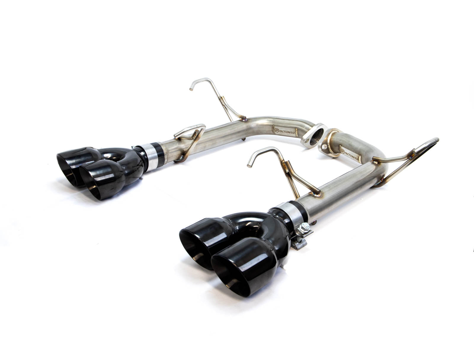 FactionFab Axle Back Exhaust Dual Black Chrome Tip Subaru WRX 2022-2025 | 1.10255.3