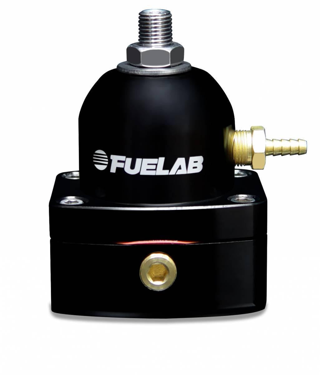 Fuelab 51502 Series Adjustable Fuel Pressure Regulator; EFI Black | 51502-1