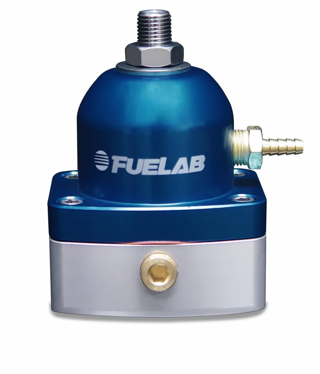 Fuelab 51502 Series Adjustable Fuel Pressure Regulator; EFI Blue | 51502-3