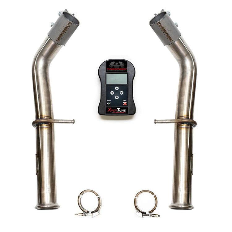 Fabspeed Secondary Cat Bypass Pipes with XperTune Performance for Mercedes Benz G63 AMG 2019-2021