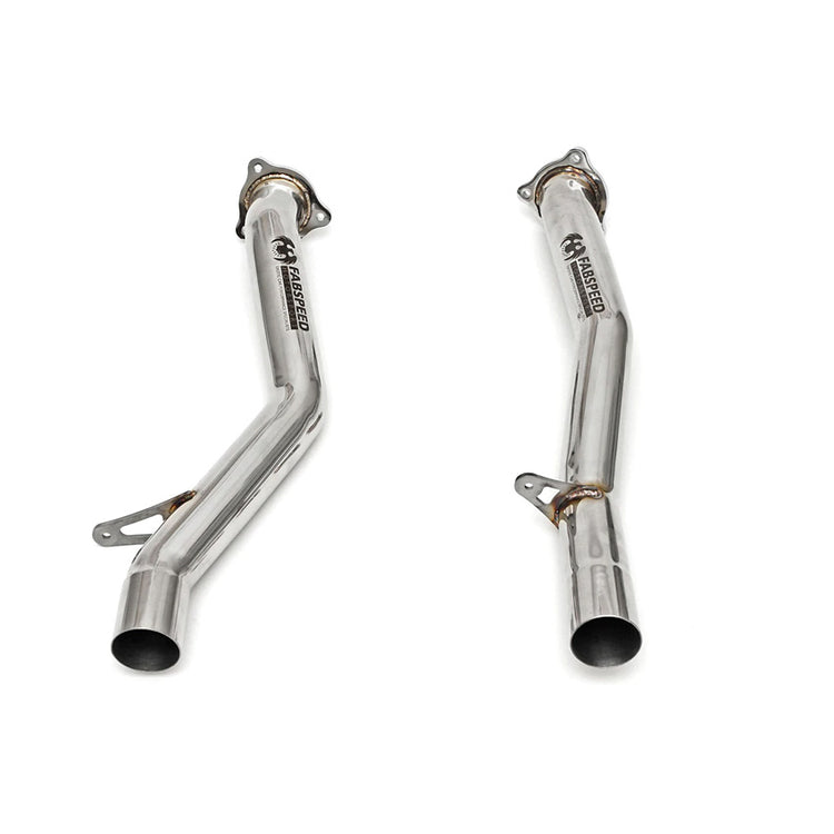 Fabspeed Secondary Cat Bypass Pipes for Porsche 958.2 Cayenne S / GTS 2015-2018