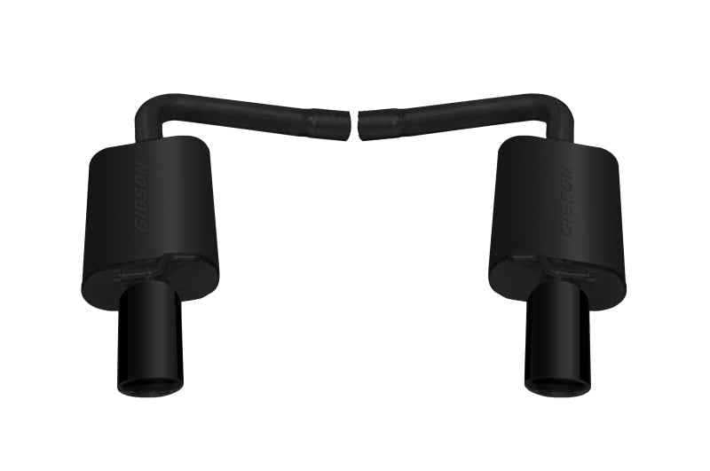 Gibson 11-18 Jeep Grand Cherokee Laredo 3.6L 2.25in Axle-Back Dual Exhaust - Black Elite 617407B
