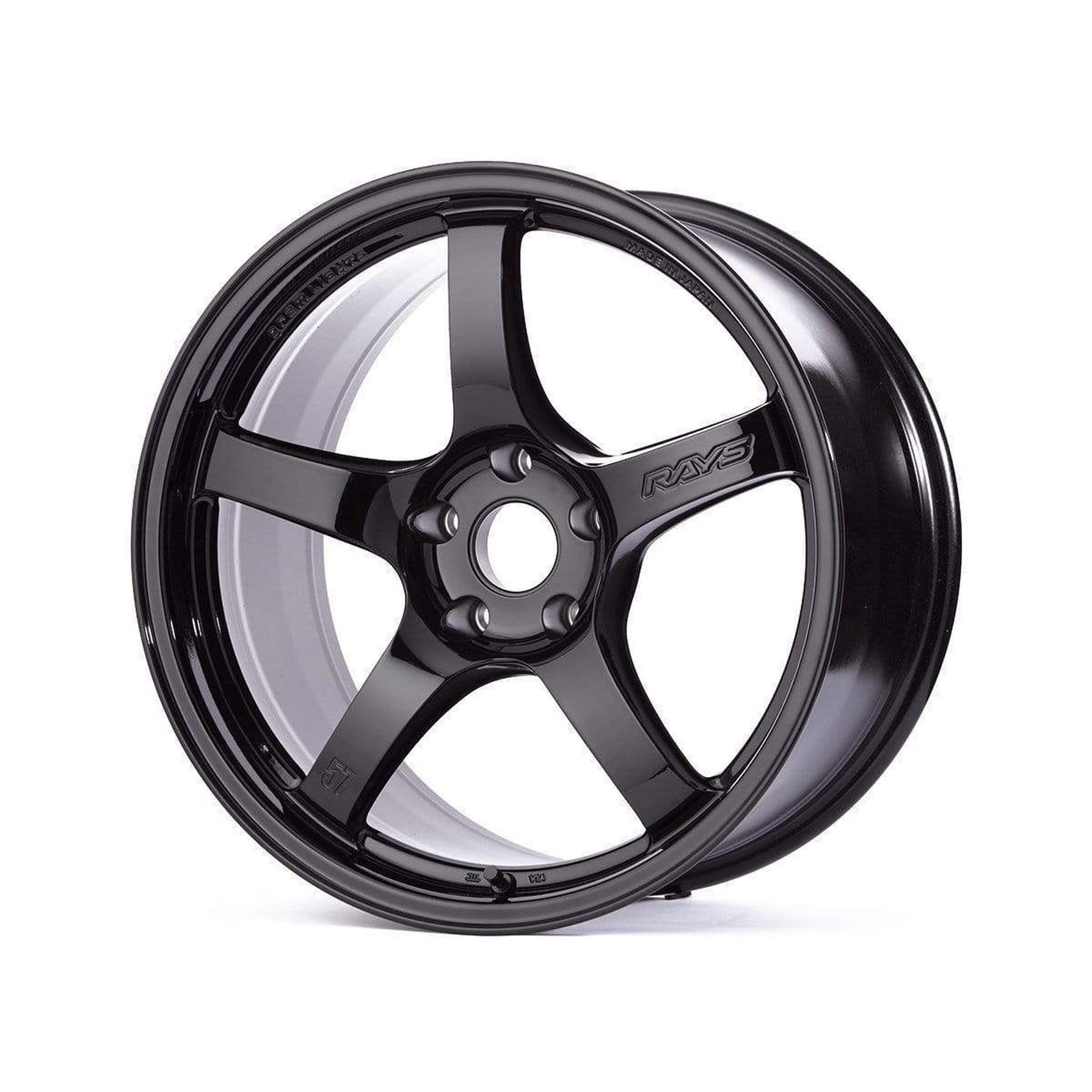 Gram Lights 57CR 17x9 +38 5x100 - Glossy Black Wheel | WGCRQ38DGX