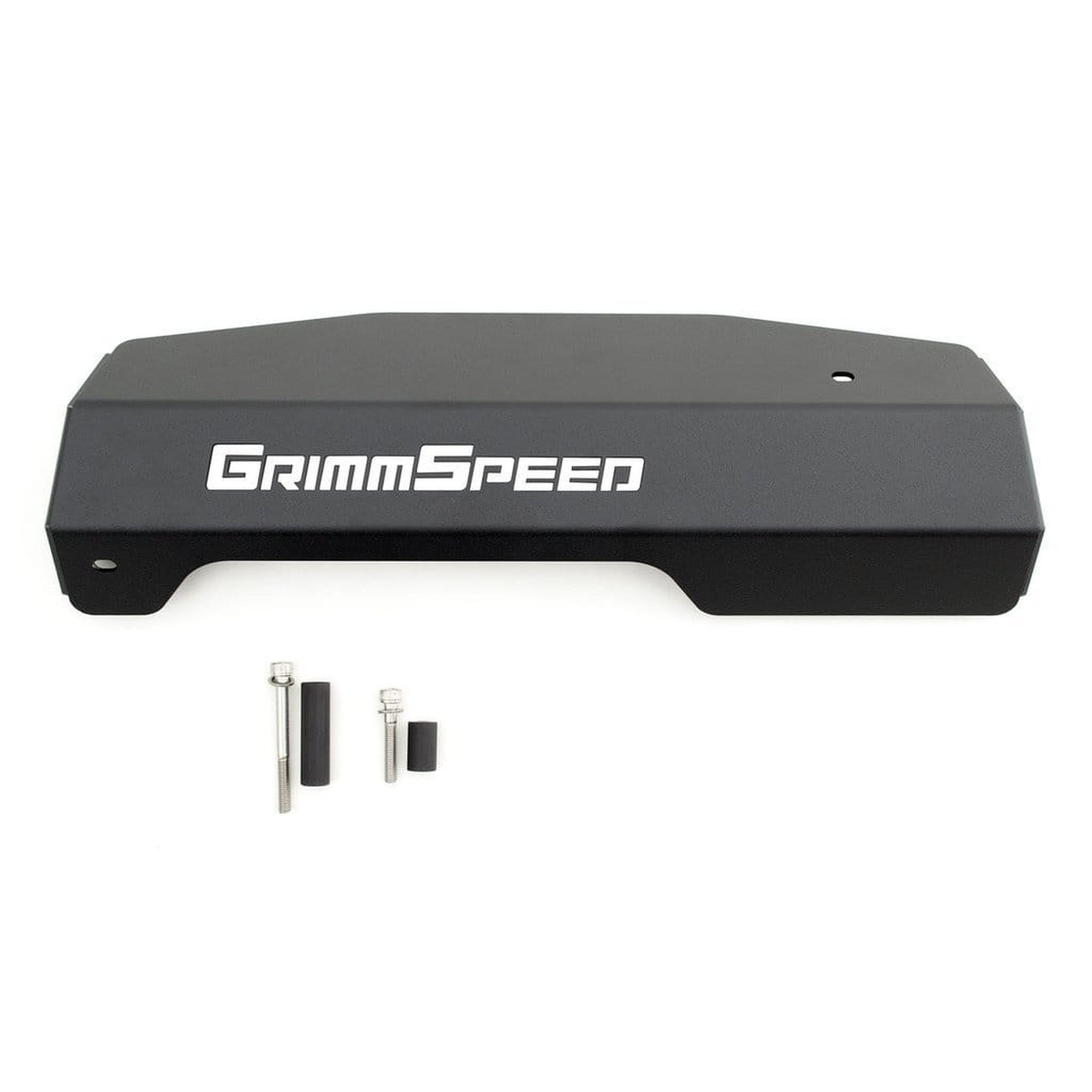 GrimmSpeed Pulley Cover Black Subaru WRX 2015-2021 | 099040