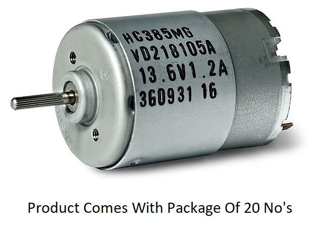 BVD0218-00-20 Ventline/Dex 20 Pack Bagged 12V Motor (1.5' Ro V6BBVD0218002