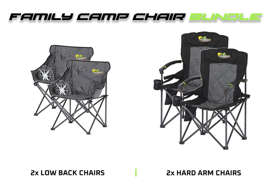 ICHAIRBUNDLE005 Ironman 4X4 Family Camp Chair Bundle IRNICHAIRBUND
