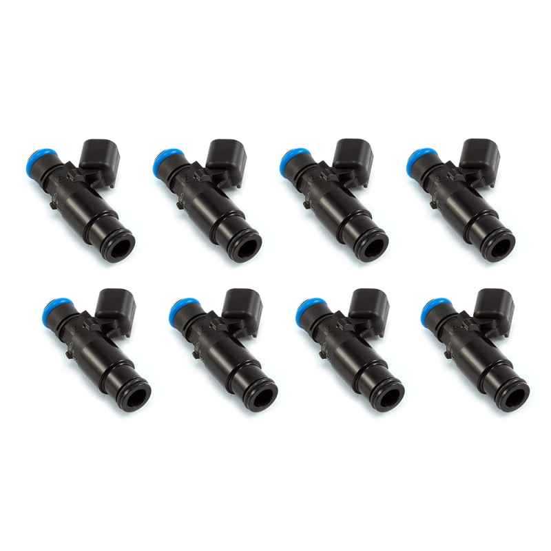 Injector Dynamics 2600-XDS Injectors - 48mm Length - 14mm Top - 14mm Bottom Adapter (Set of 8) 2600.48.14.14B.8