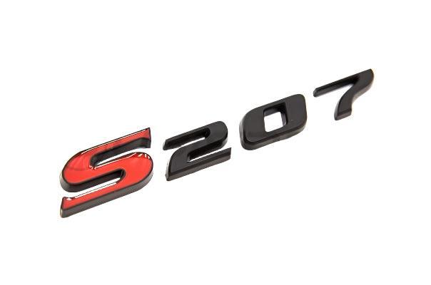 JDM Station S207 Emblem Matte Black Subaru WRX / STI 2015-2021