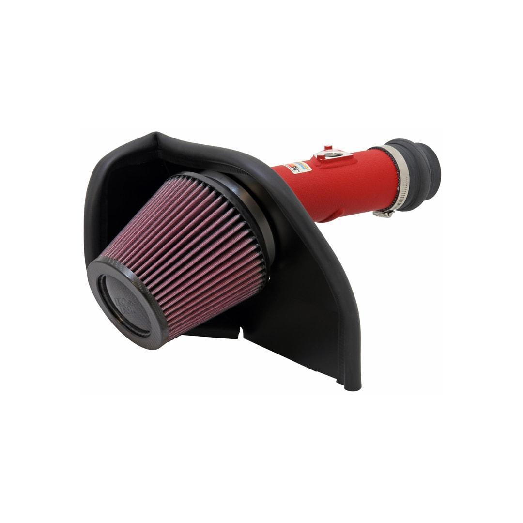 K&N Wrinkle Red Typhoon Short Ram Intake Subaru WRX / STI 2008-2014 | 69-8005TWR