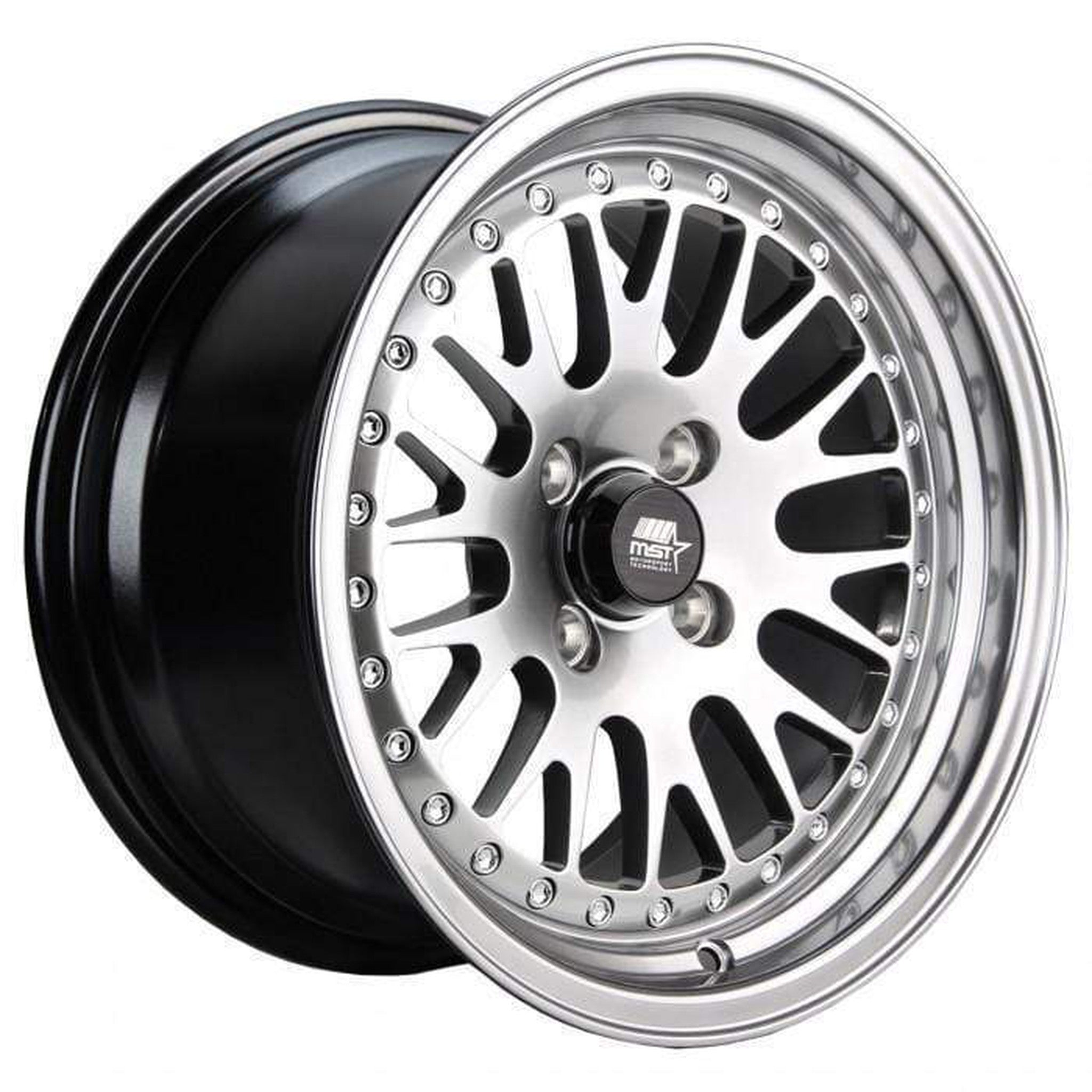 MST MT10 Wheel 17x9 20mm 5x100/5x114.3 73.1 Silver w/Machined Face