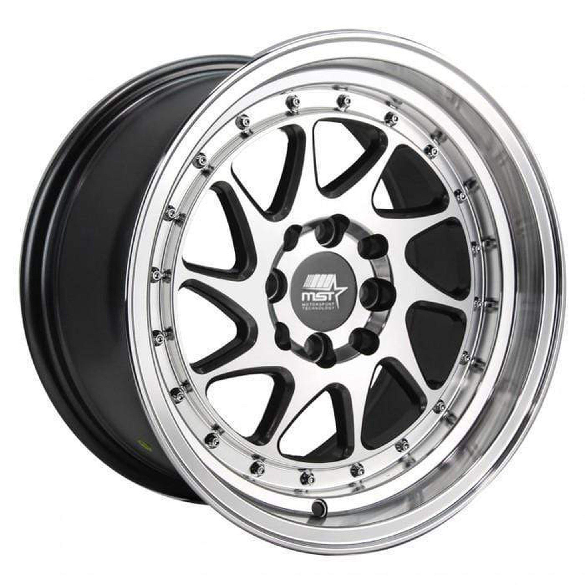MST MT28 Wheel 15x8 20mm 4x100/4x114.3 73.1 Gunmetal w/Machined Face