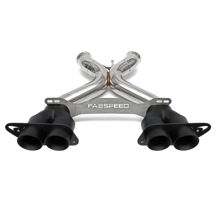 Fabspeed Supersport X-Pipe Exhaust System for McLaren MP4-12C 2011-2014