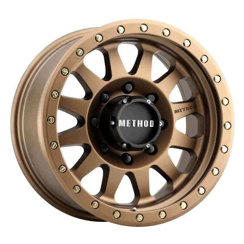 Method MR304 Double Standard 17x8.5 0mm Offset 8x170 130.81mm CB Method Bronze Wheel MR30478587900