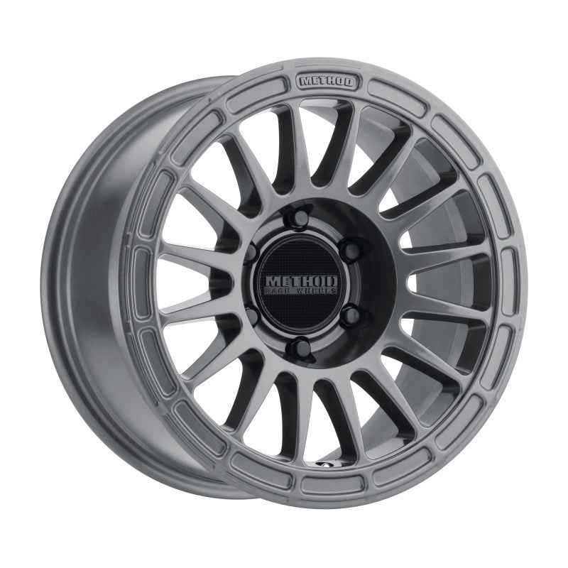 Method MR314 17x7.5 +24mm Offset 6x4.5 66.1mm CB Gloss Titanium Wheel MR31477564824