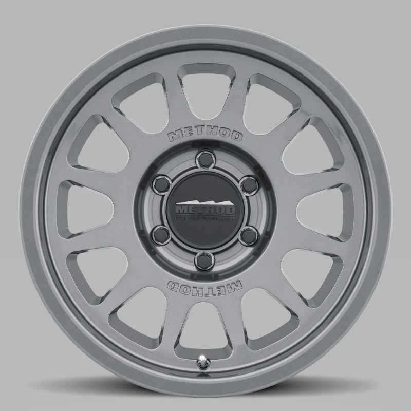 Method MR703 17x8.5 0mm Offset 6x120 67mm CB Gloss Titanium Wheel MR70378562800