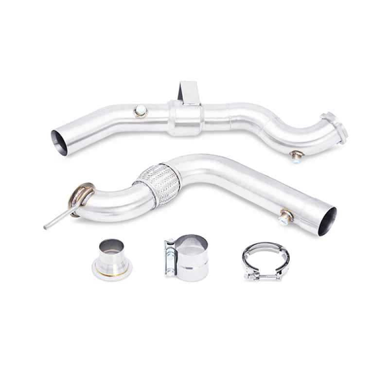 Mishimoto 15+ Ford Mustang 2.3L EcoBoost Downpipe w/ Catalytic Converter MMDP-MUS4-15CAT