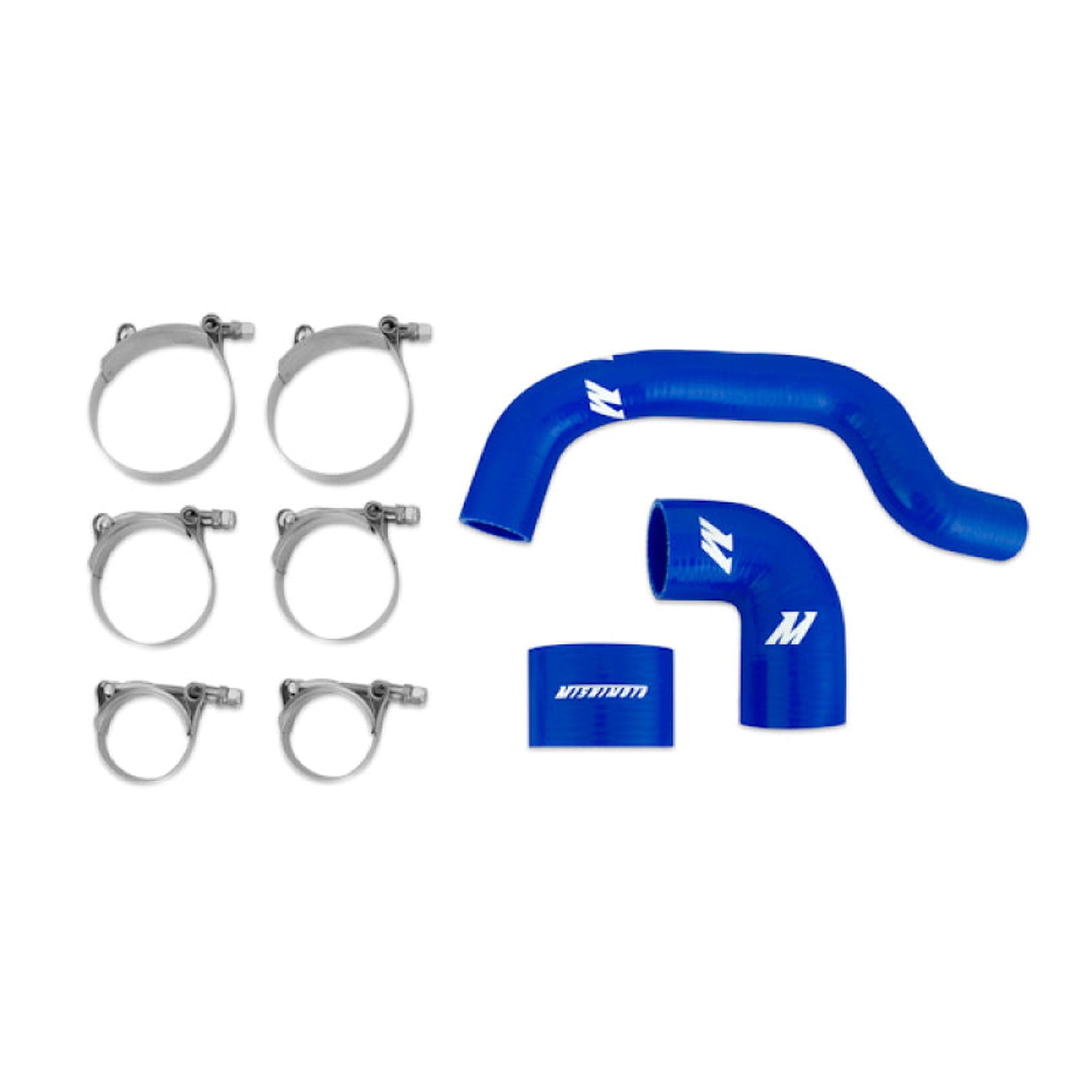 Mishimoto Blue Silicone Intercooler Hose Kit Subaru STI 2004-2007 | MMHOSE-SUB-INT4BL