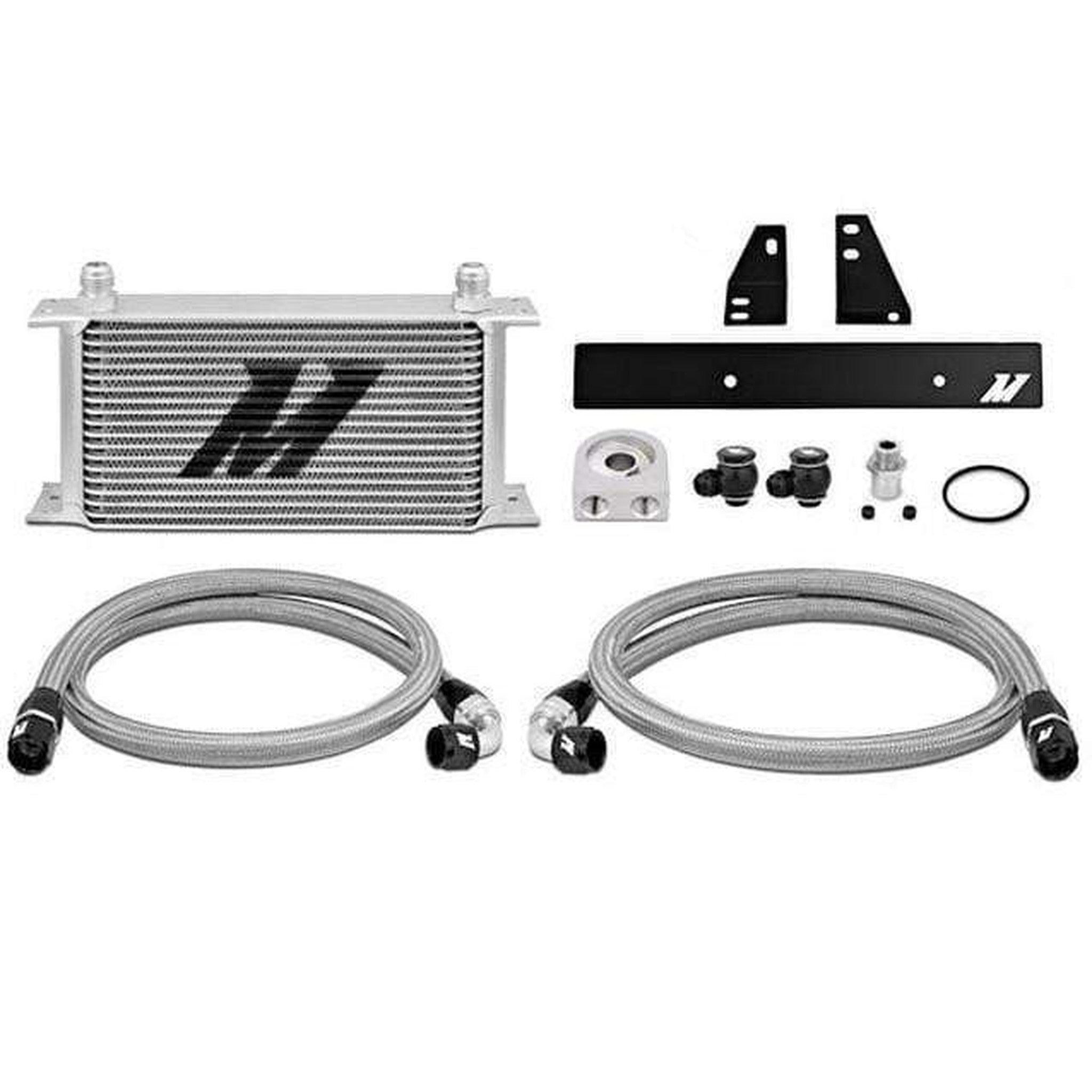 Mishimoto Silver Oil Cooler Nissan 370Z 2009-2020 / Infiniti G37 Coupe 2008-2015 | MMOC-370Z-09