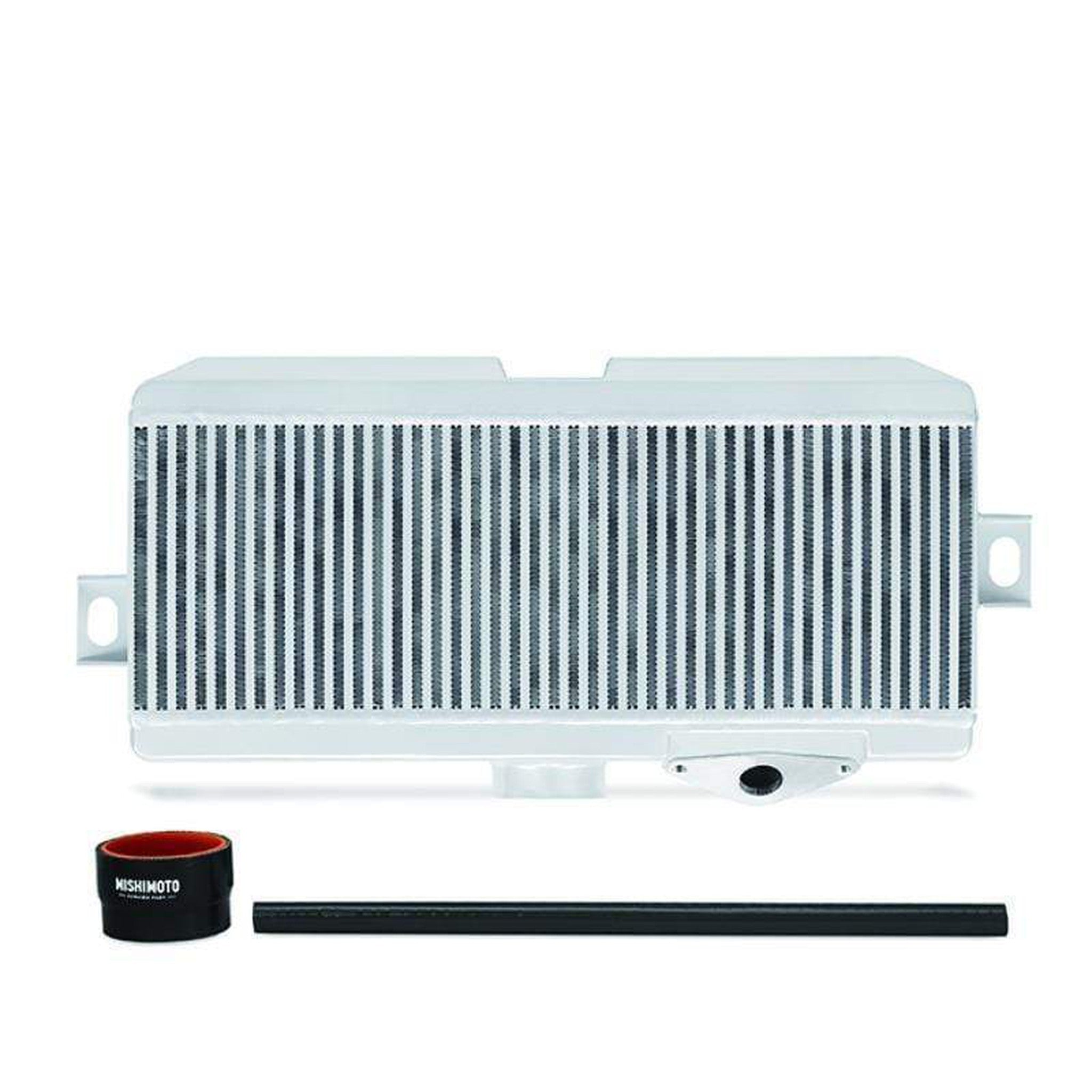 Mishimoto Top Mount Intercooler Silver + Black Hoses Subaru STI 2008-2021