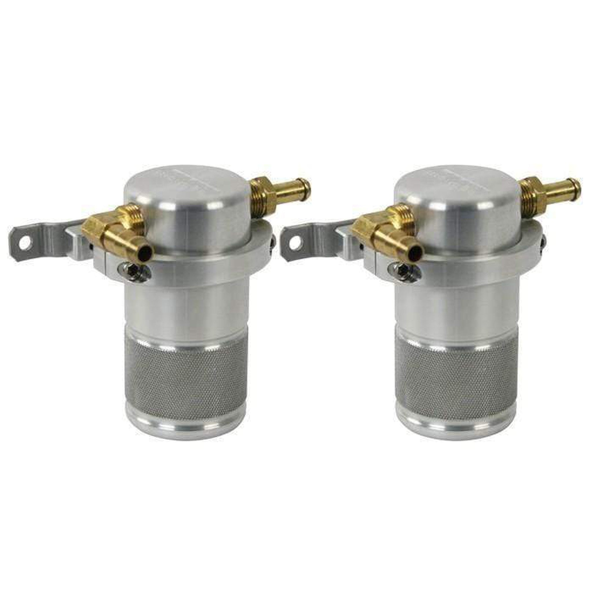 Moroso Small Body Air Oil Separator Raw Finish Subaru STI 2008-2014 w/ FMIC