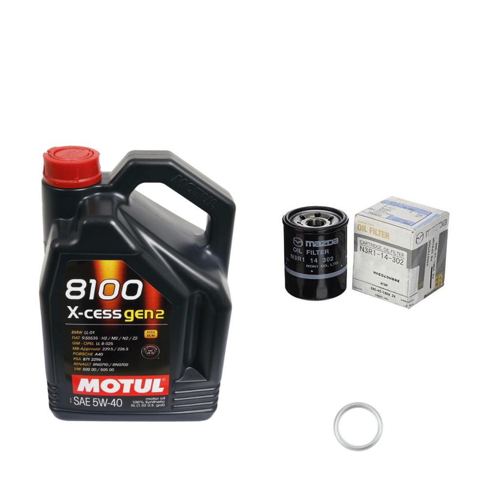 Motul 5W40 X-CESS Gen 2 Oil Change Kit WRX 02-14 / STI 04-21