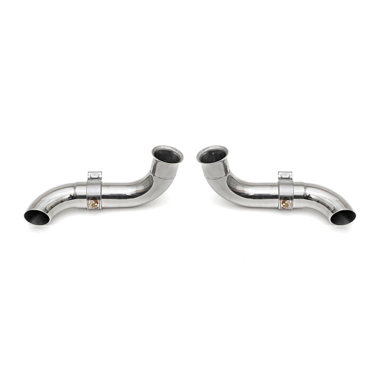 Fabspeed Competition Muffler Outlets w/ Adjustable Turndowns for Porsche 996 GT3 1999-2005