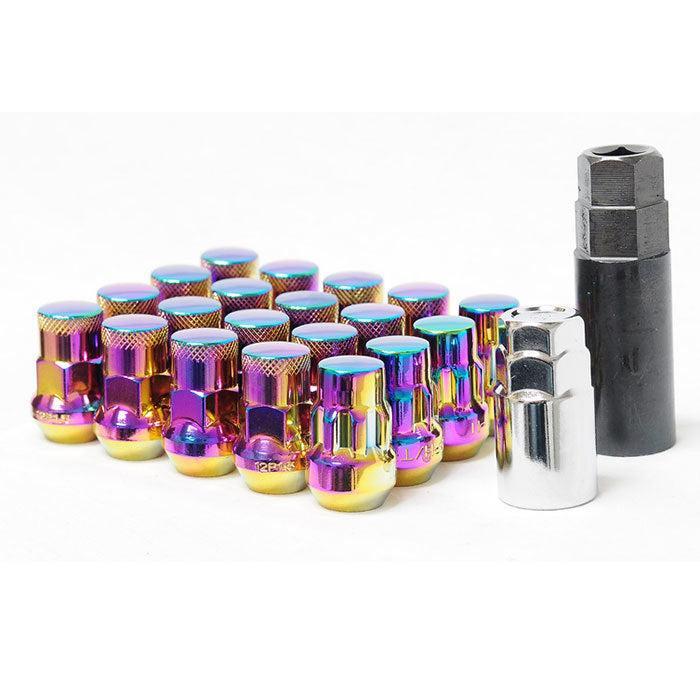 Muteki SR35 Closed-Ended Lug Nuts 12x1.50mm Neon Lugs