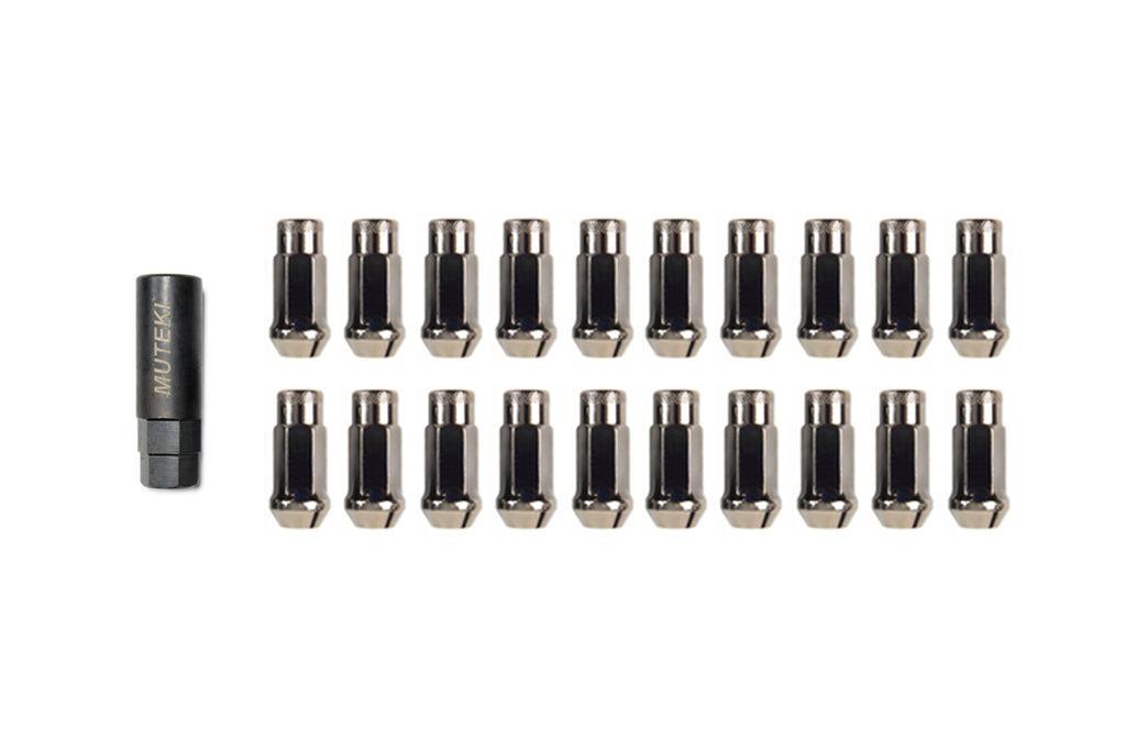 Muteki SR48 Open-Ended Lug Nuts 12x1.25mm Titanium