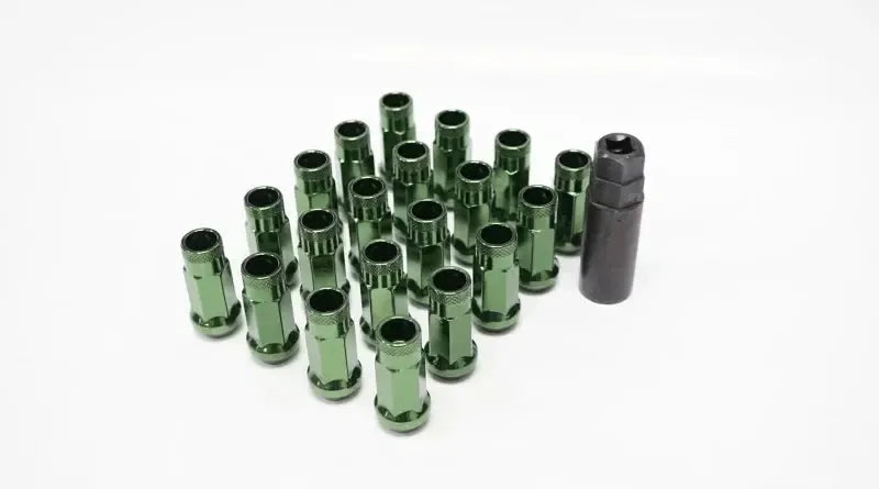 Muteki SR48 Open-Ended Lug Nuts 12x1.50mm Dark Green