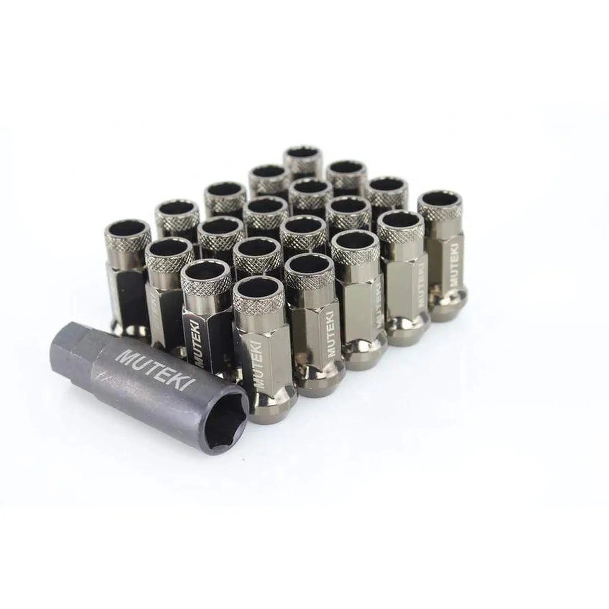 Muteki SR48 Open-Ended Lug Nuts 12x1.50mm Titanium