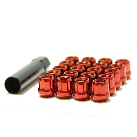 Muteki Super Tuner Open-Ended Lug Nuts 12x1.25mm Red