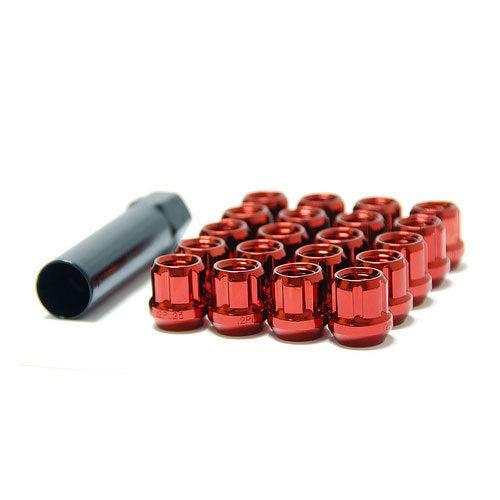 Muteki Super Tuner Open-Ended Lug Nuts 12x1.50mm Red