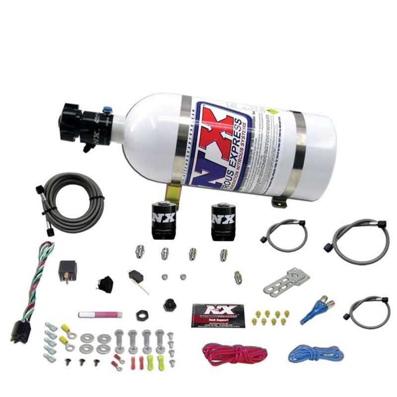 Nitrous Express All Ford EFI Single Nozzle Nitrous Kit (35-150HP) w/10lb Bottle 20922-10