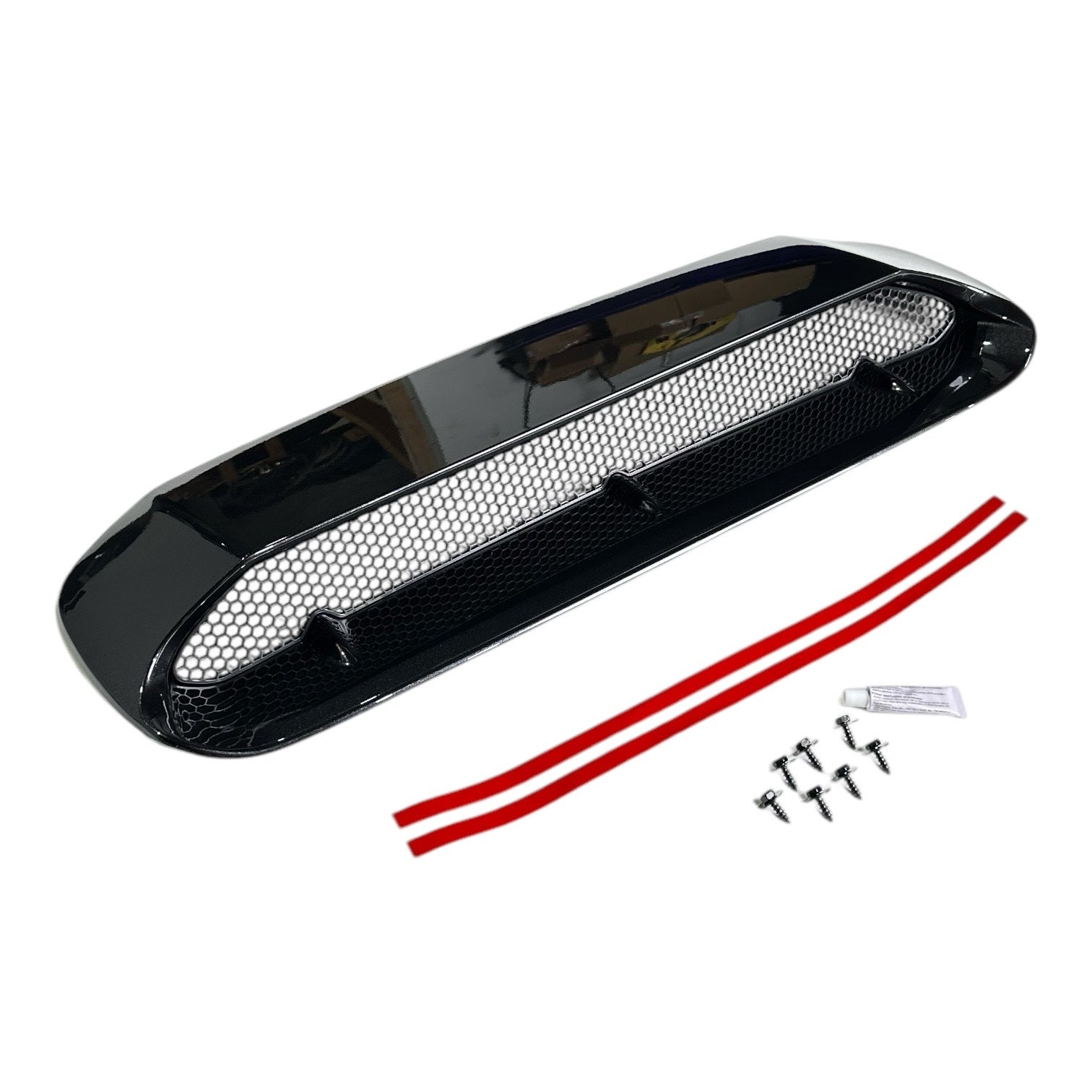 Noble RD Style Hood Scoop (61K - Dark Grey Metallic) 2015-2021 Subaru WRX