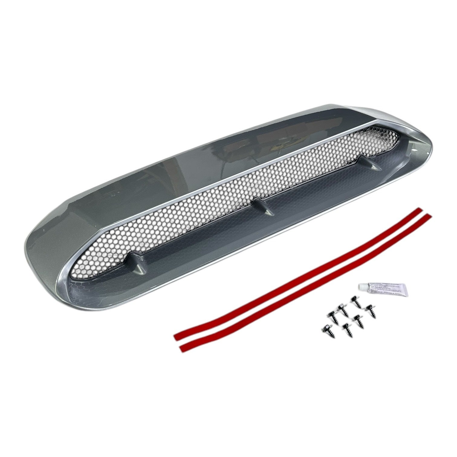 Noble RD Style Hood Scoop (G1U - Ice Silver Metallic) 2015-2021 Subaru WRX