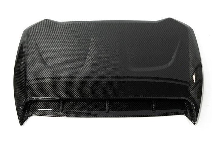 OLM LE Oversize Carbon Fiber Hood Scoop Cover Subaru WRX 2022-2025 | B.47019.1