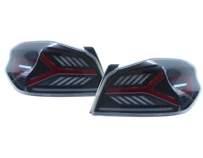 OLM Y-Spec LED Taillights Clear Lens Red Optic WRX / STI 2015-2021 | E.47004.1-CR