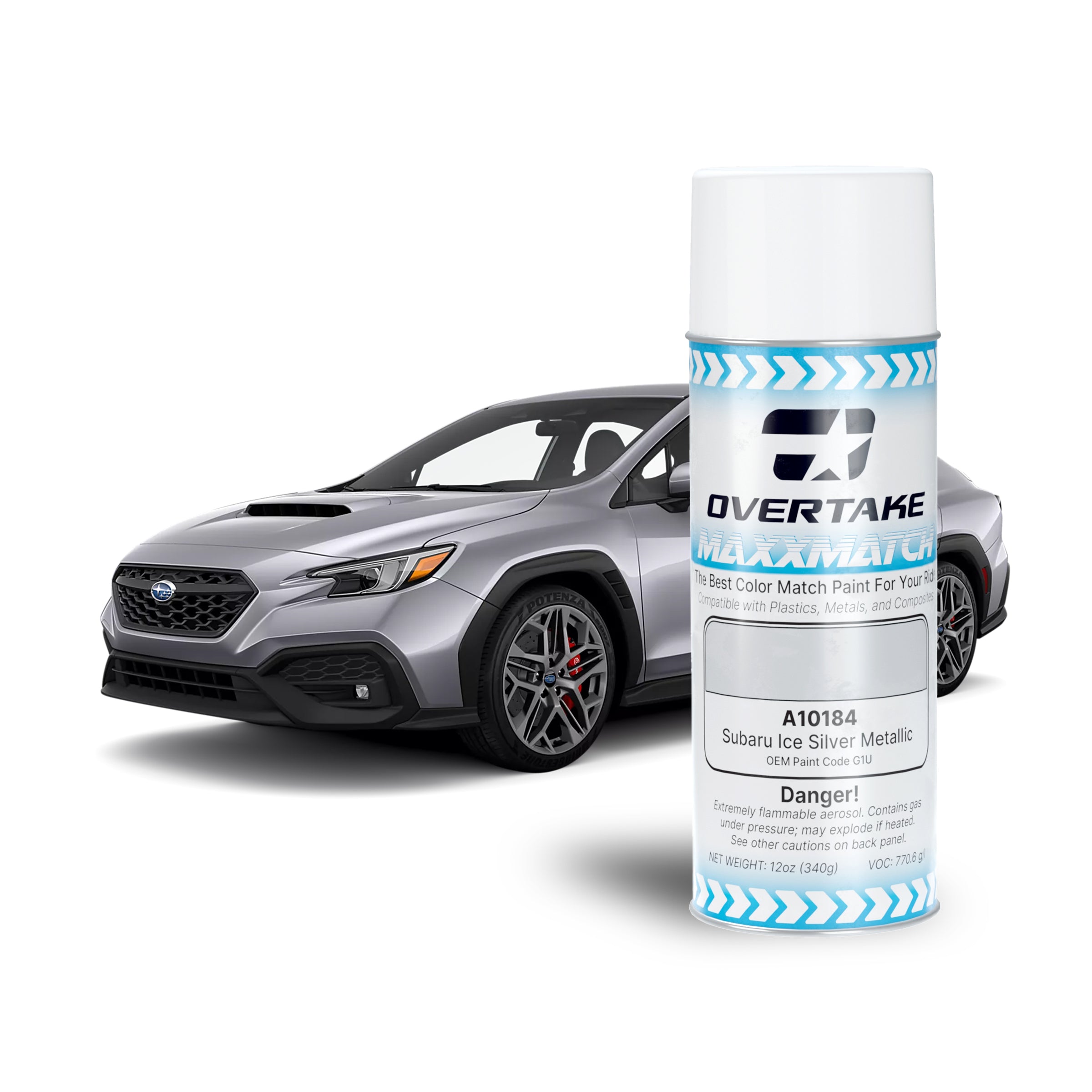 Overtake MaxxMatch Paint Subaru Ice Silver Metallic G1U 12oz. Can | A10184