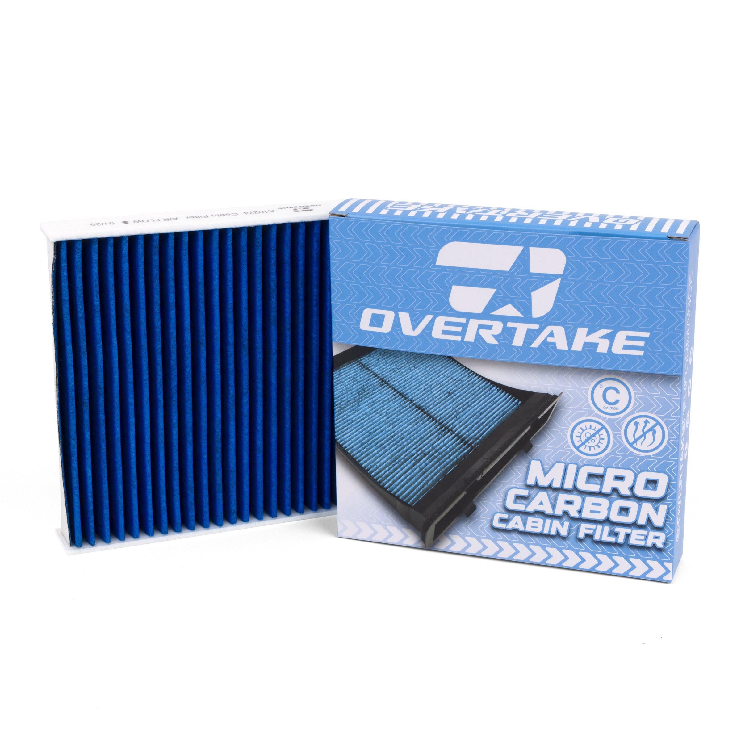 Overtake Micro Carbon Cabin Air Filter Subaru BRZ 13-25 / Toyota GT86 / GR86 17-25 / Scion FR-S 13-16 | A10274